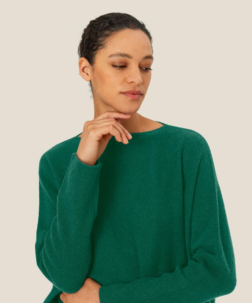 Fayela Strikkegenser, D. Grass Green