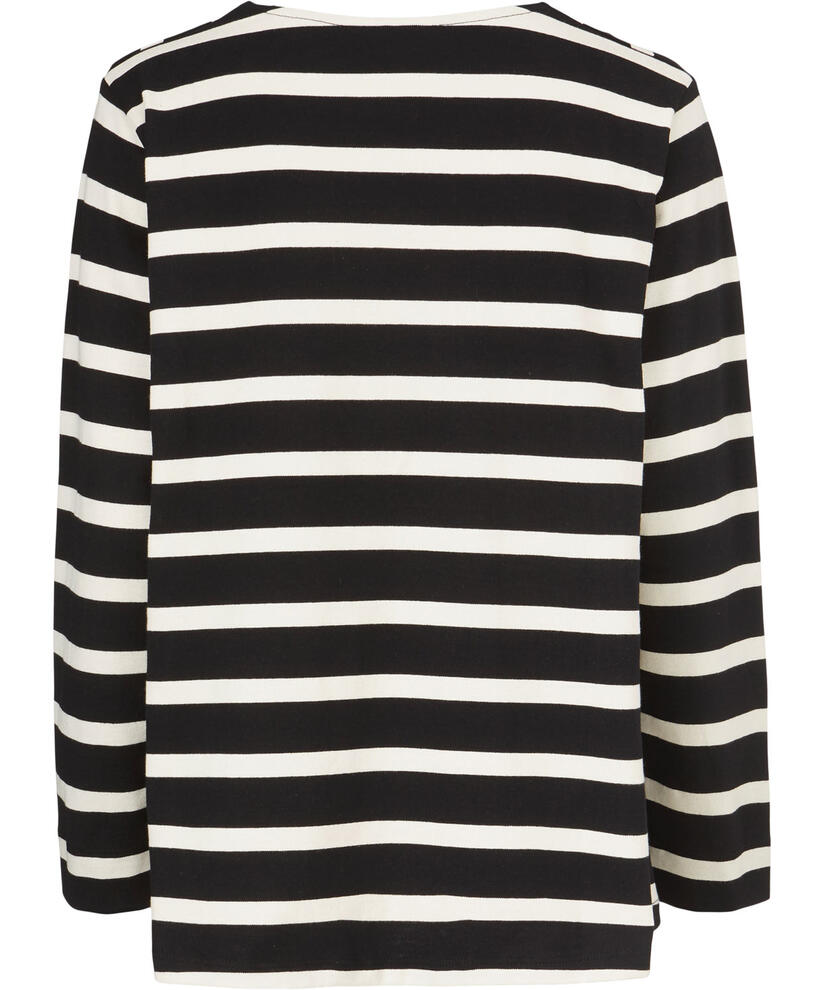 BELINA JERSEY TOPP, Black