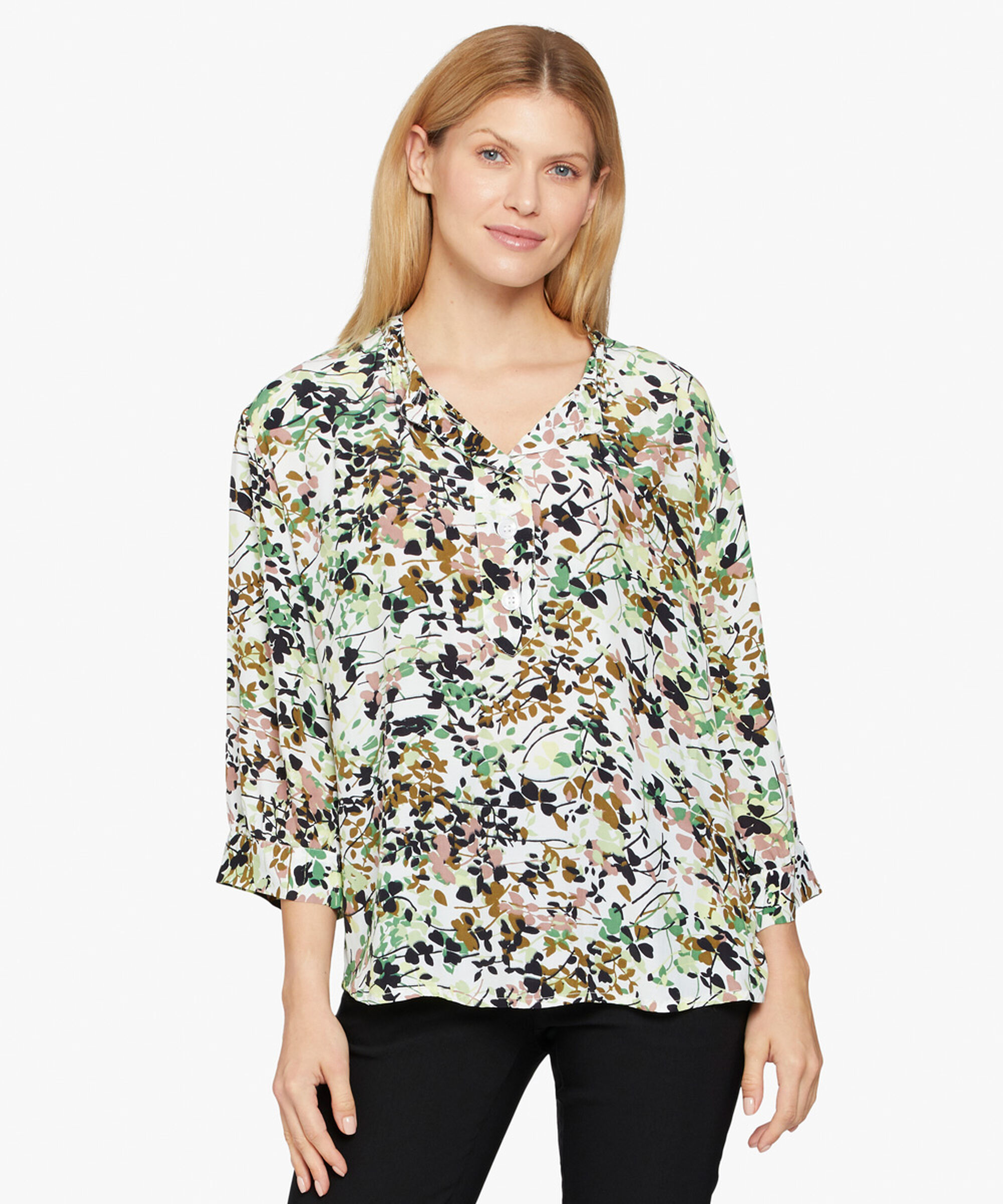 DELLY TOP, Bottle Green