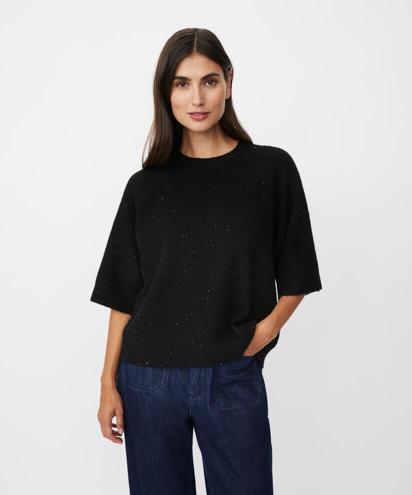Farinna Strikkegenser, Black