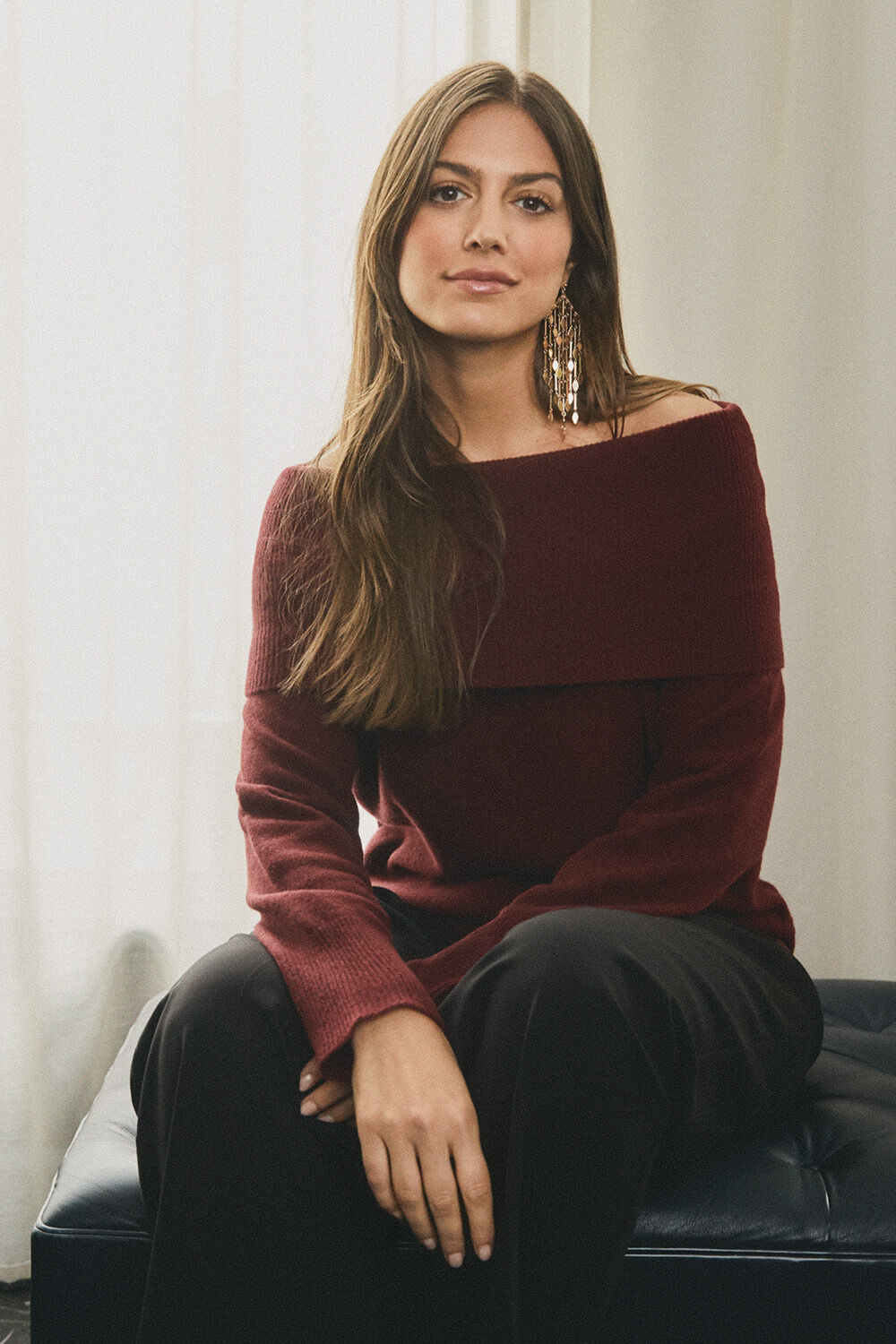 Floraia Ullgenser - Tawny Port, Rovela &Oslash;reringer - Gold, Pryscian Bukser - Black