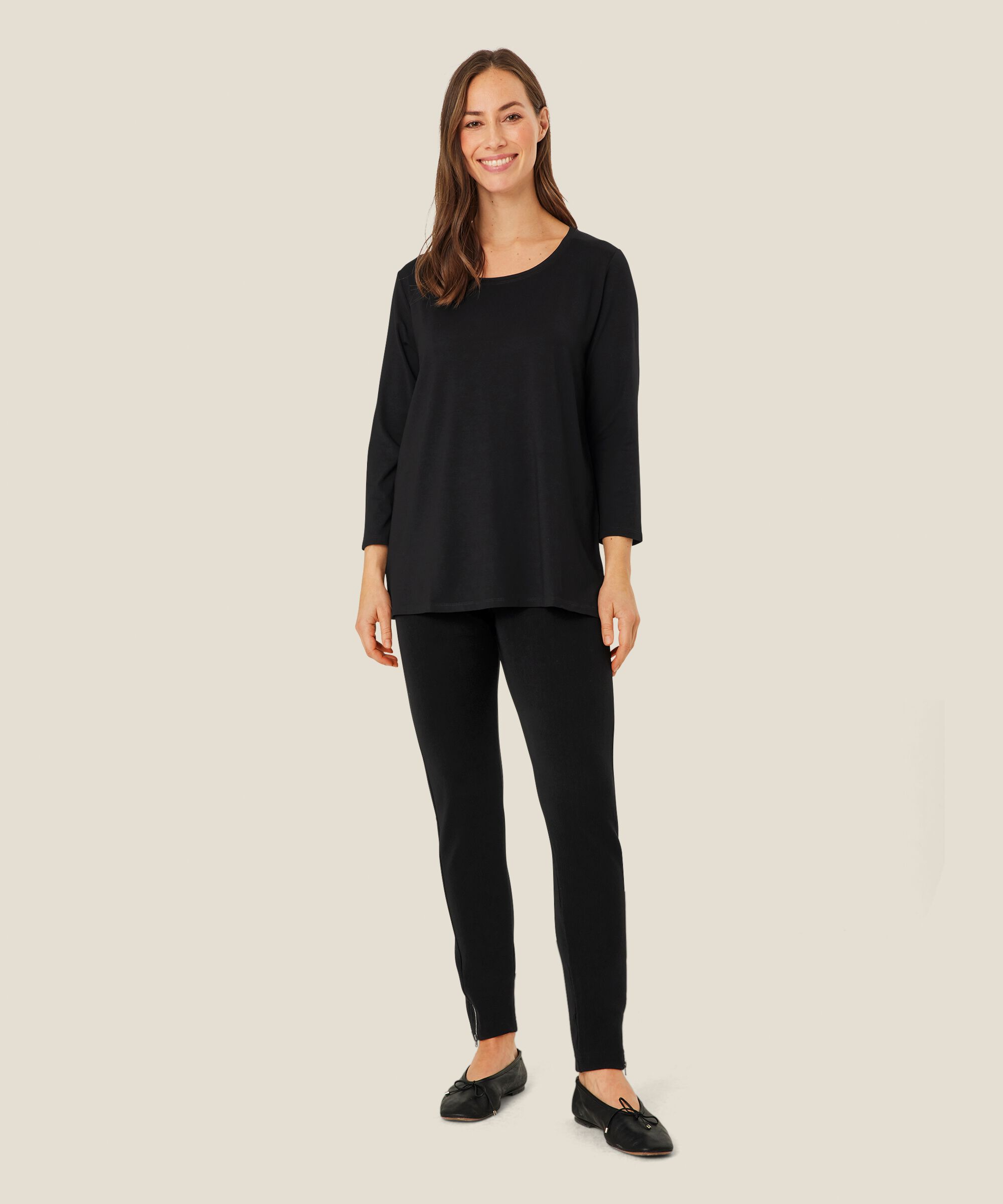 Cecille JERSEY Topp, Black