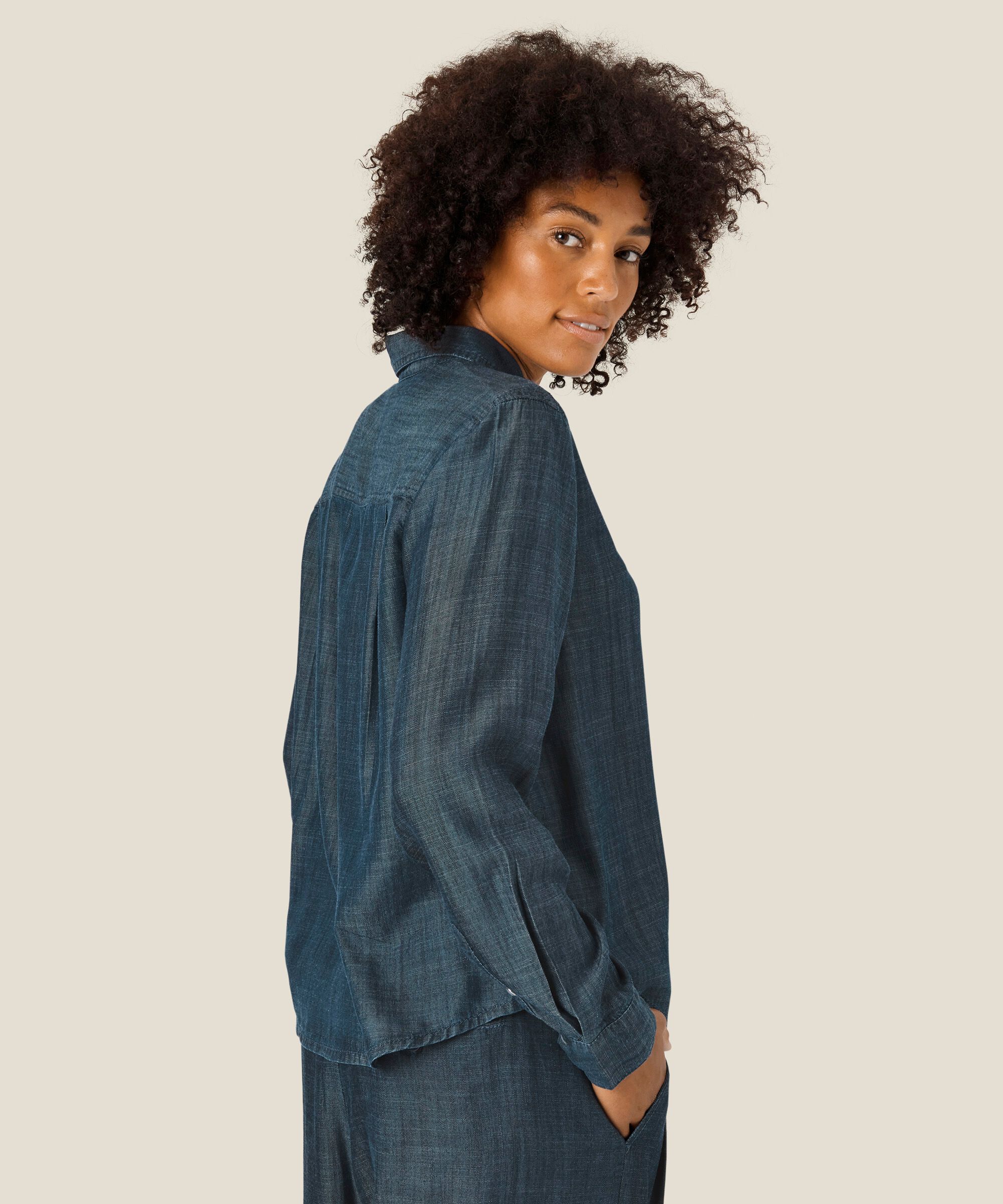 Idala skjorte, Blue Denim