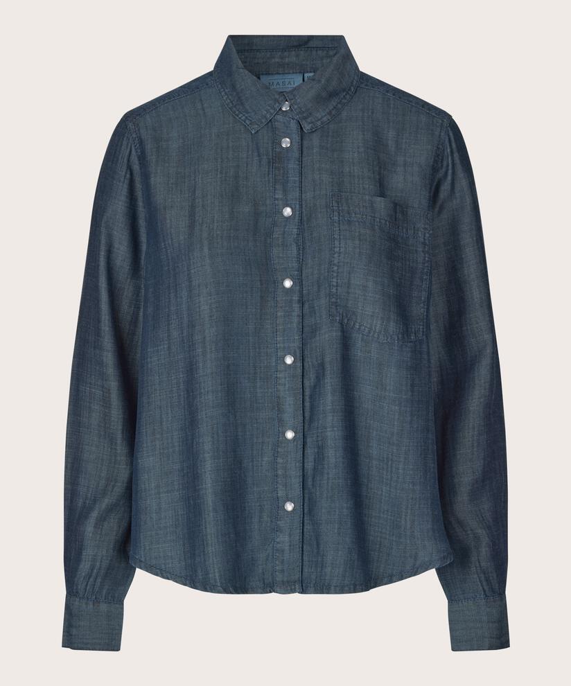 Idala skjorte, Blue Denim, hi-res