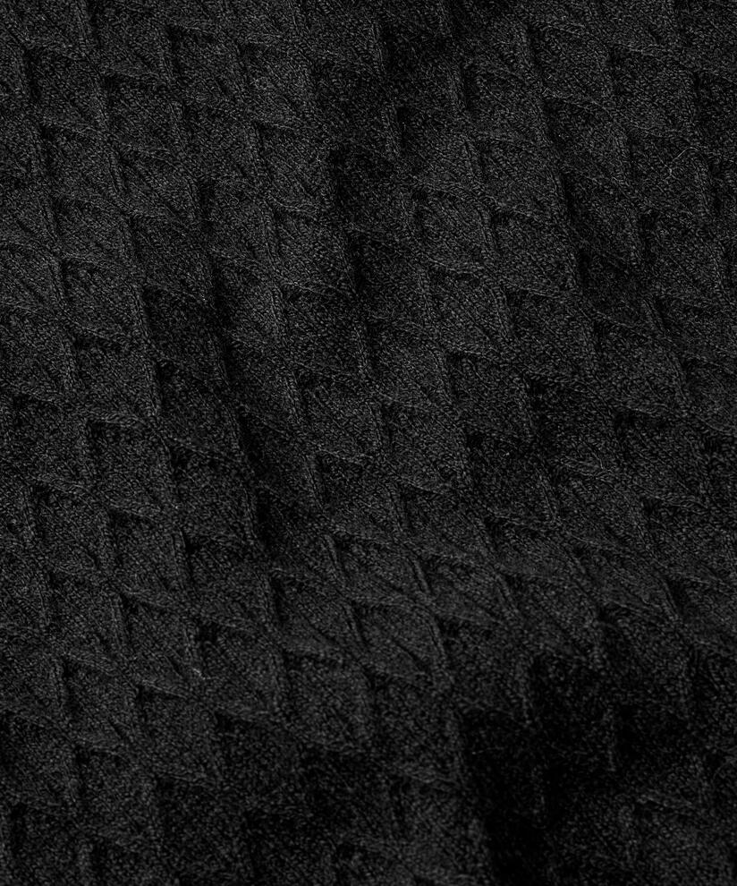 Florette Strikkegenser, Black