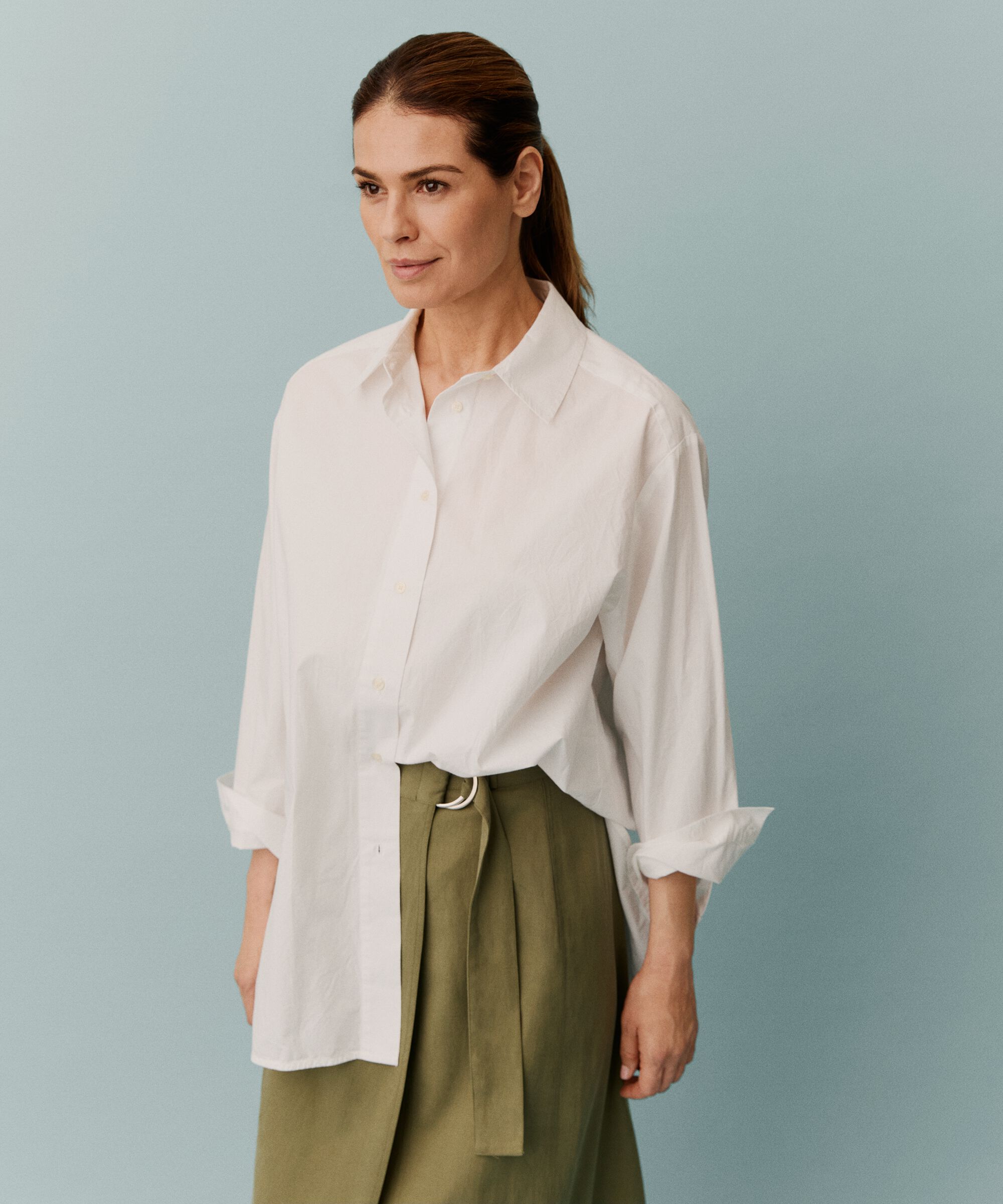 Idette Skjorte, White