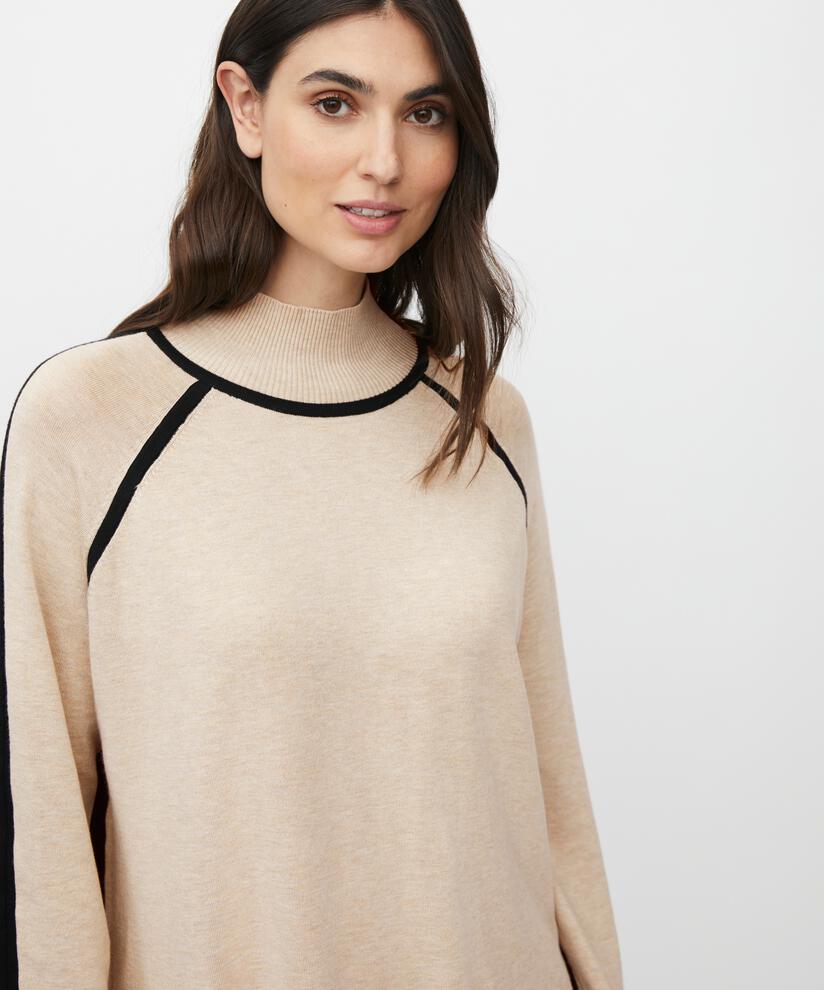 Freyane Strikkegenser, L beige mel