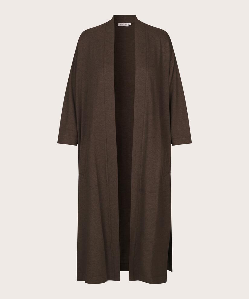 Idale JERSEY Cardigan, Brown melange