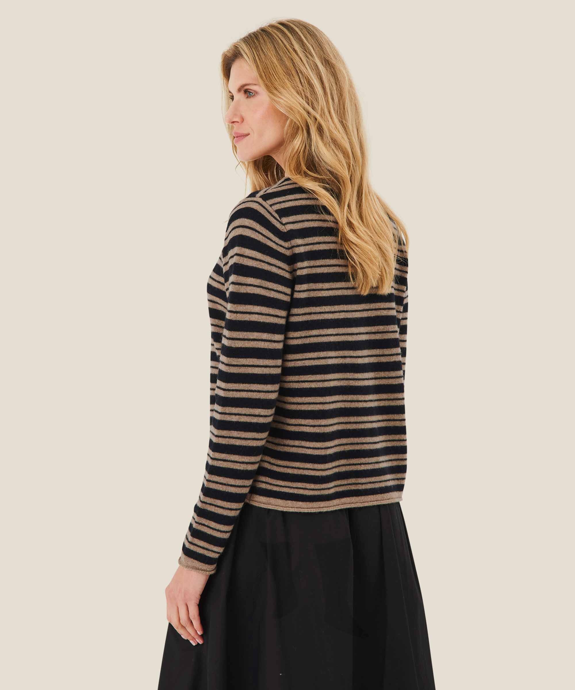 Lica Cardigan, Black/dijon