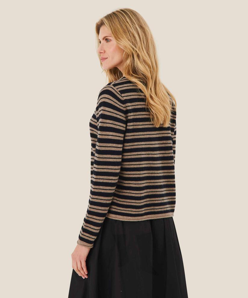 Lica Cardigan, Black/dijon