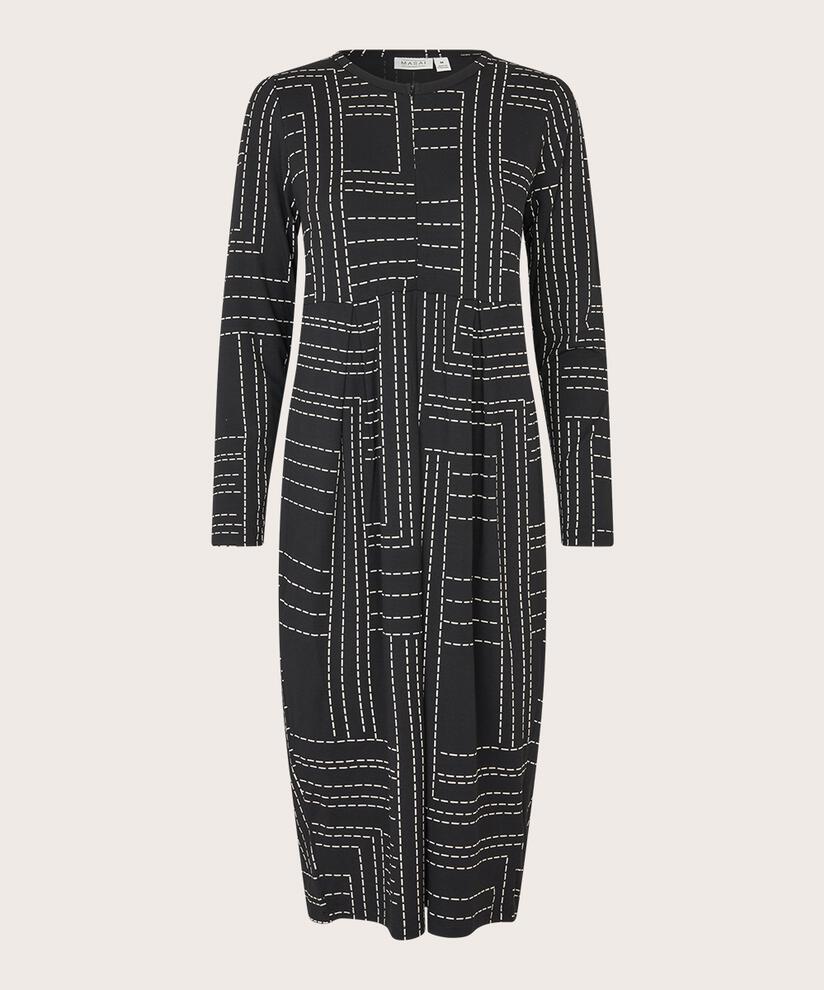Namoli Jersey Kjole, Black