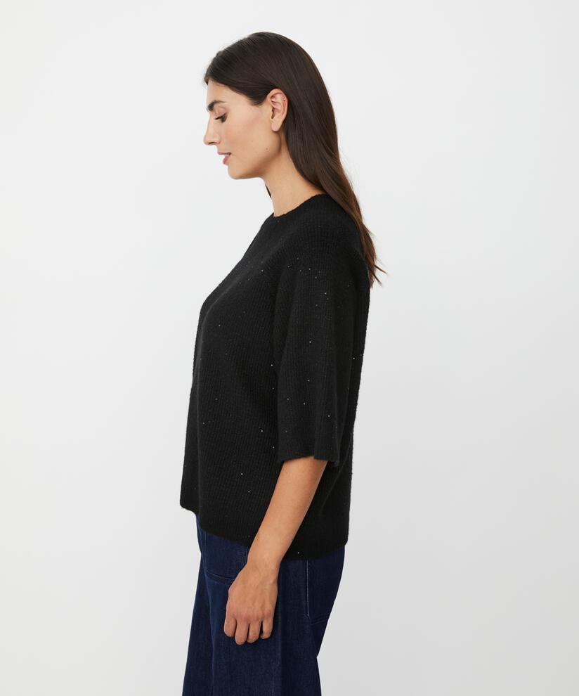 Farinna Strikkegenser, Black