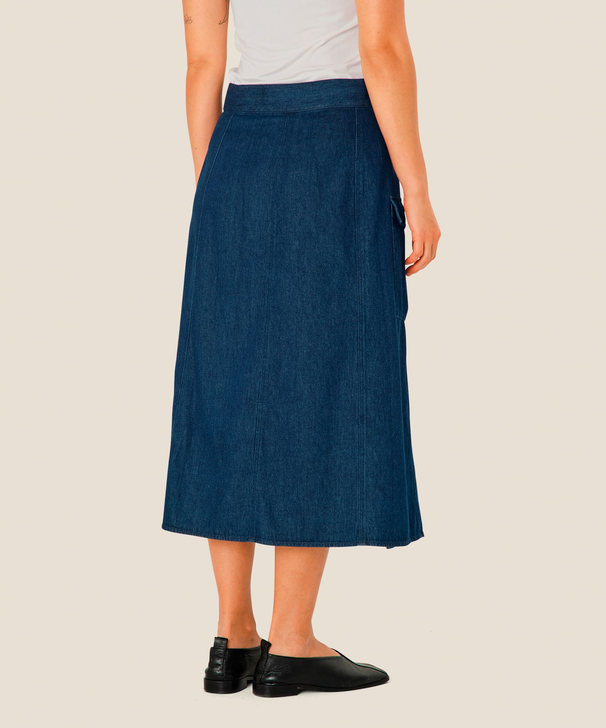 Sanchia Skjørt, Dark Denim