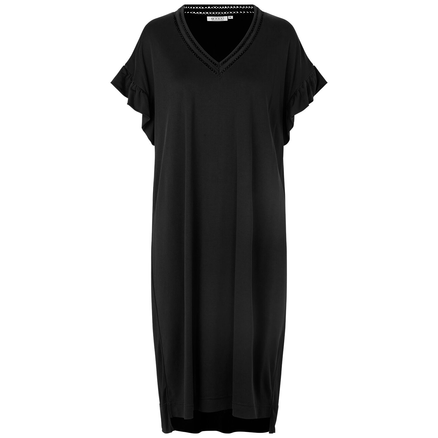 NYSAMA JERSEY KJOLE, Black