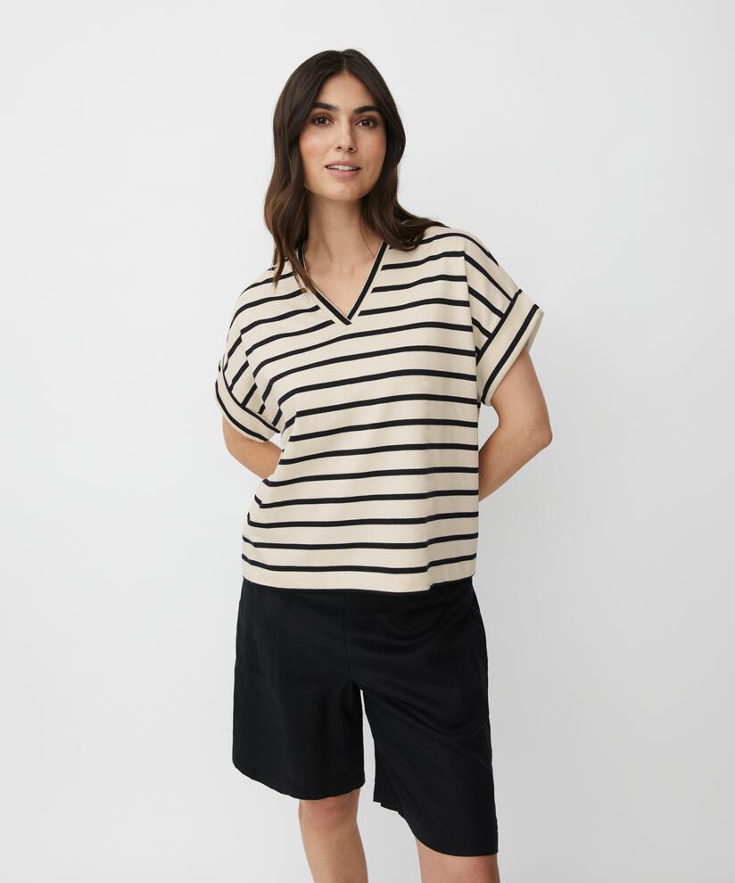 Duada Jersey Topp, Whitecap