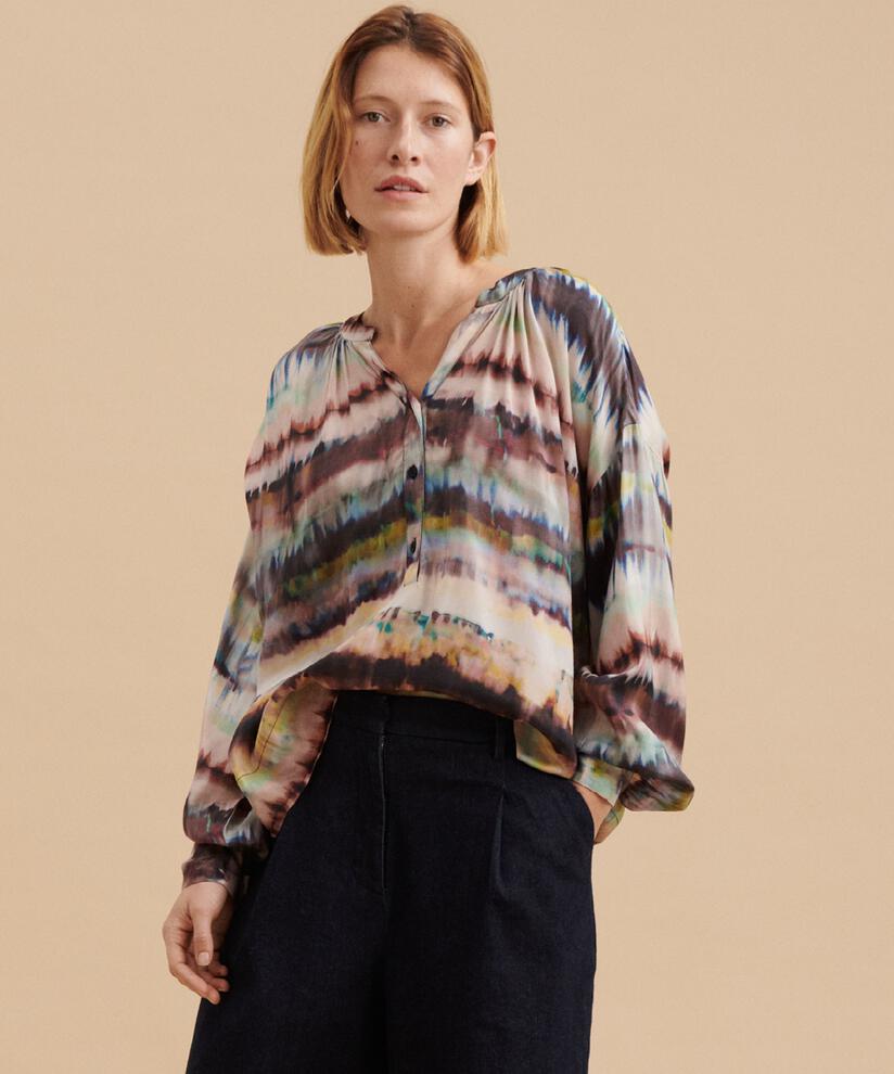 Dolma Bluse, Misty Rose