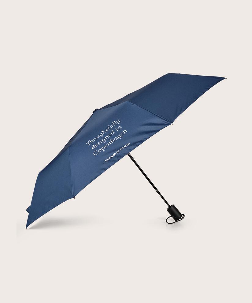Paraply med logo, Navy