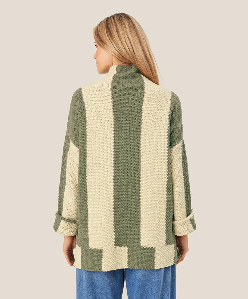 Fancy Strikkegenser, D. Lichen Green