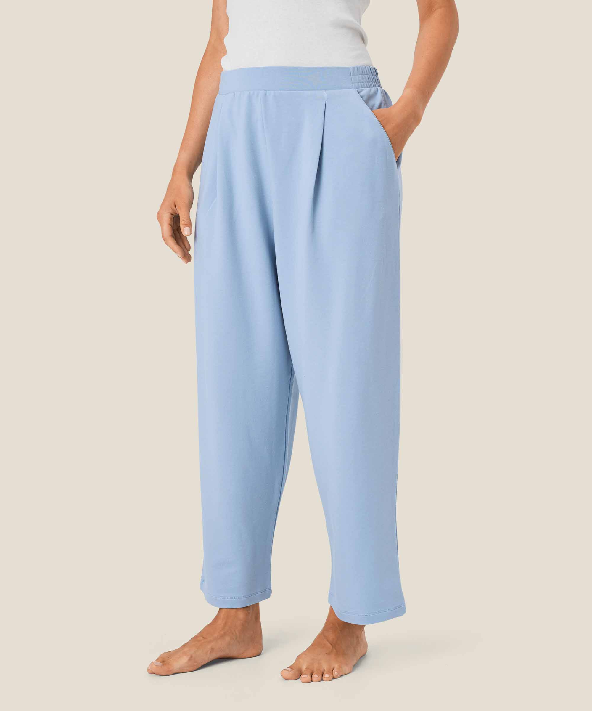 Penelope JERSEY Bukse, Blue Fog