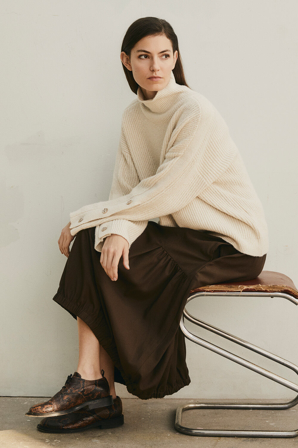 Fanya topp - Whitecap, Sucela skj&oslash;rt - Slate Black