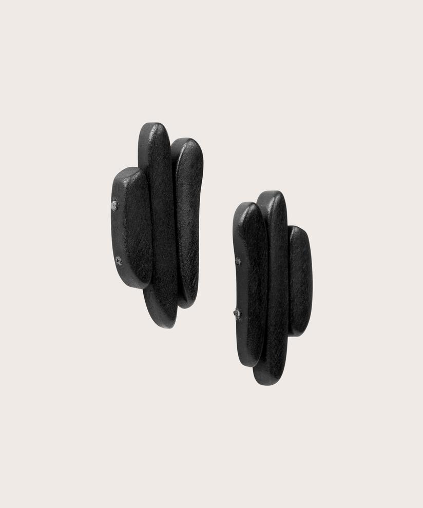 Ryvia øreringer, Black
