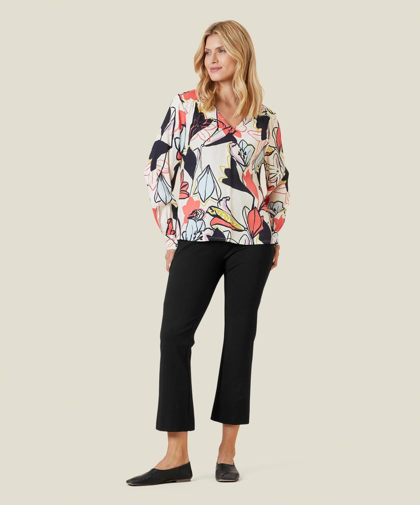 DOLORITA BLUSE, Spiced Coral