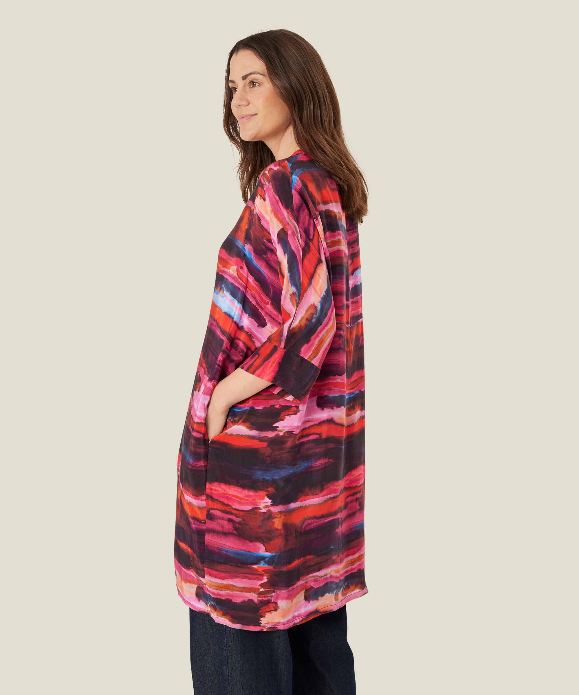 Iosetta Skjortekjole, Sun Tomato