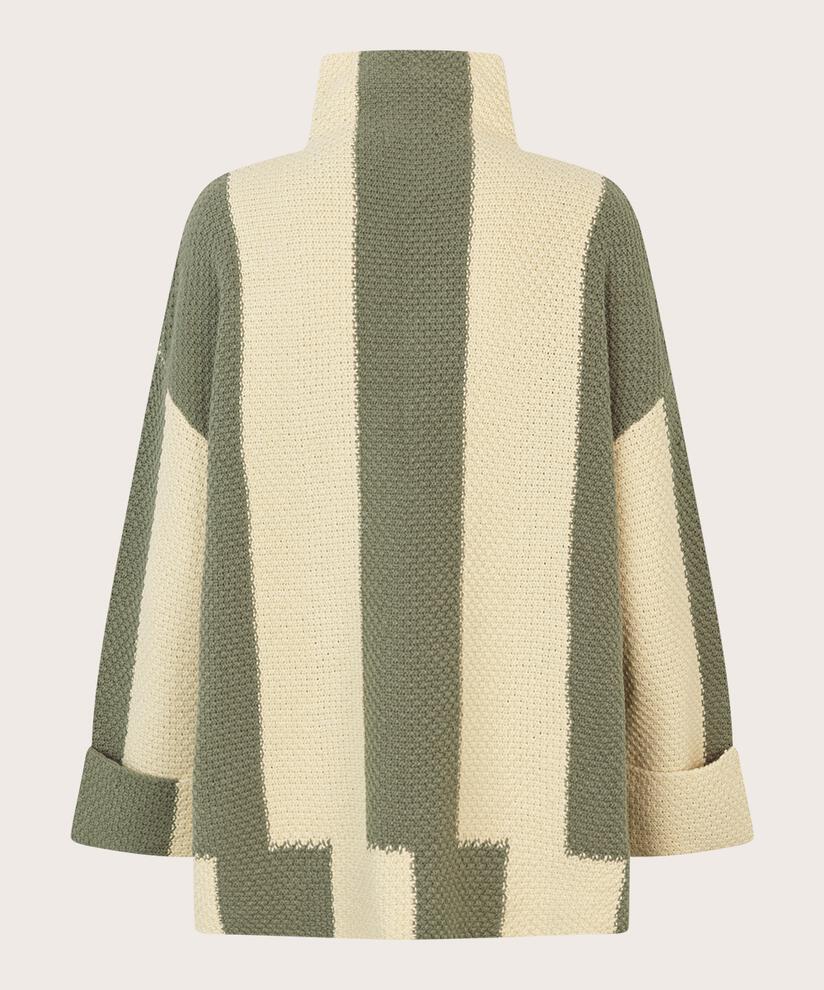 Fancy Strikkegenser, D. Lichen Green