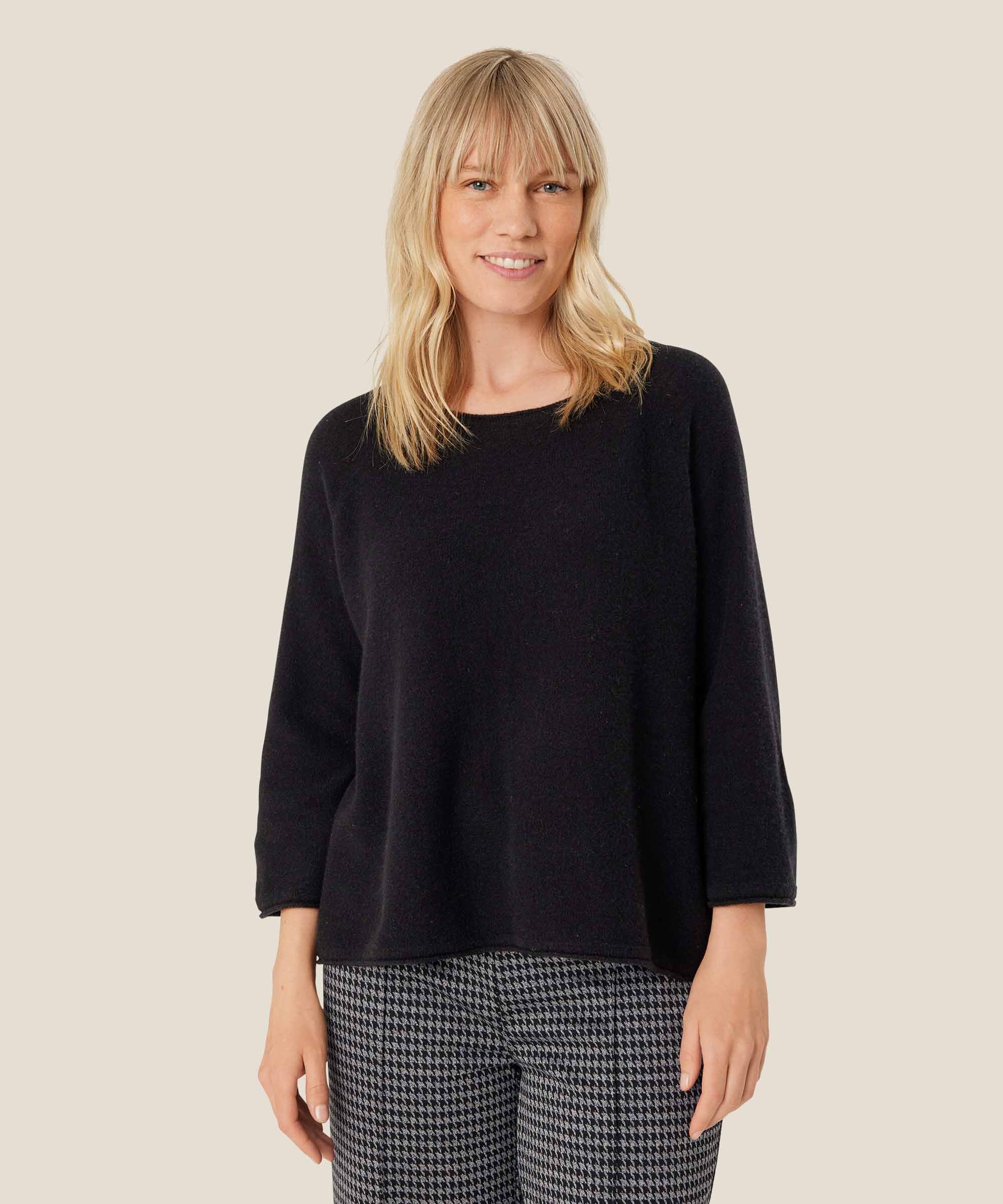 Fenji Strikkegenser, Black