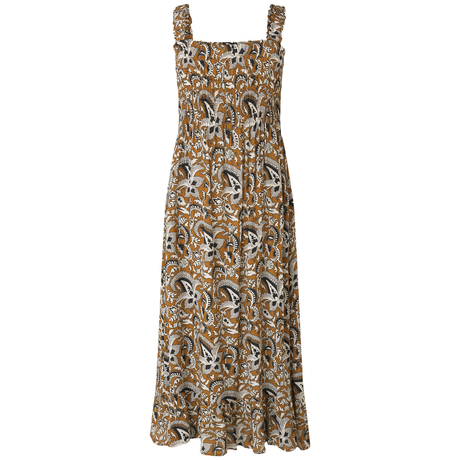 NISENI KJOLE, Bronze Brown