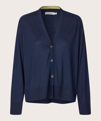 Lennox Ull Cardigan, Navy Blazer