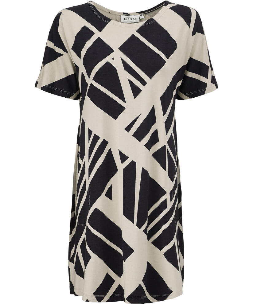 GERTIE JERSEY TUNIKA, Black