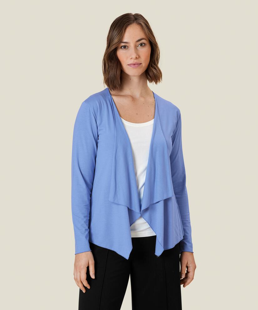 ITALLY JERSEY CARDIGAN, Granada Sky, hi-res