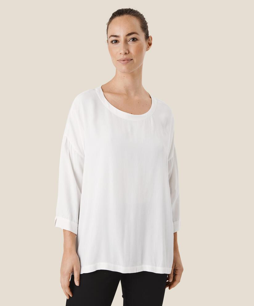 Becca Bluse, Cream, hi-res