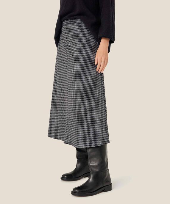 Sarawati JERSEY Skjørt, Black