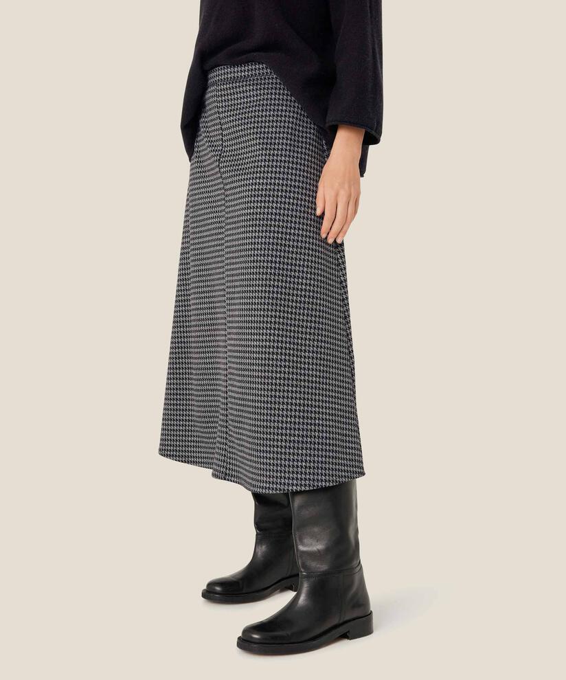 Sarawati JERSEY Skjørt, Black