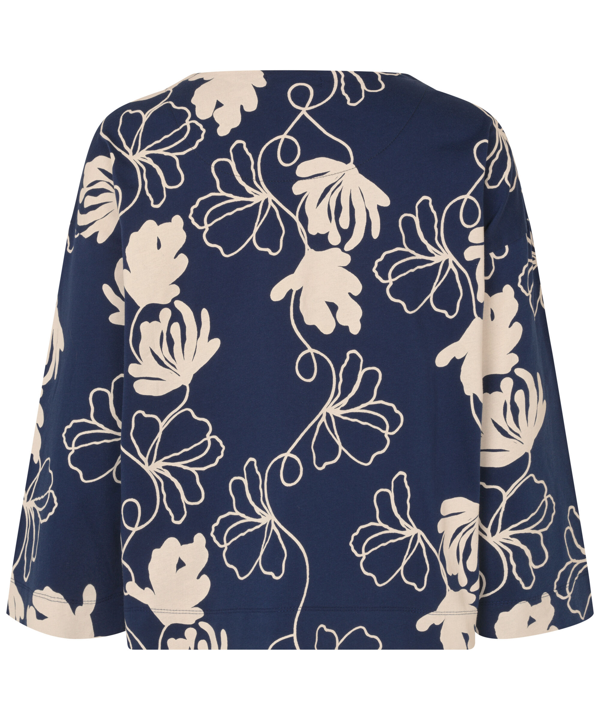 Beannie Jersey Topp, Maritime Blue