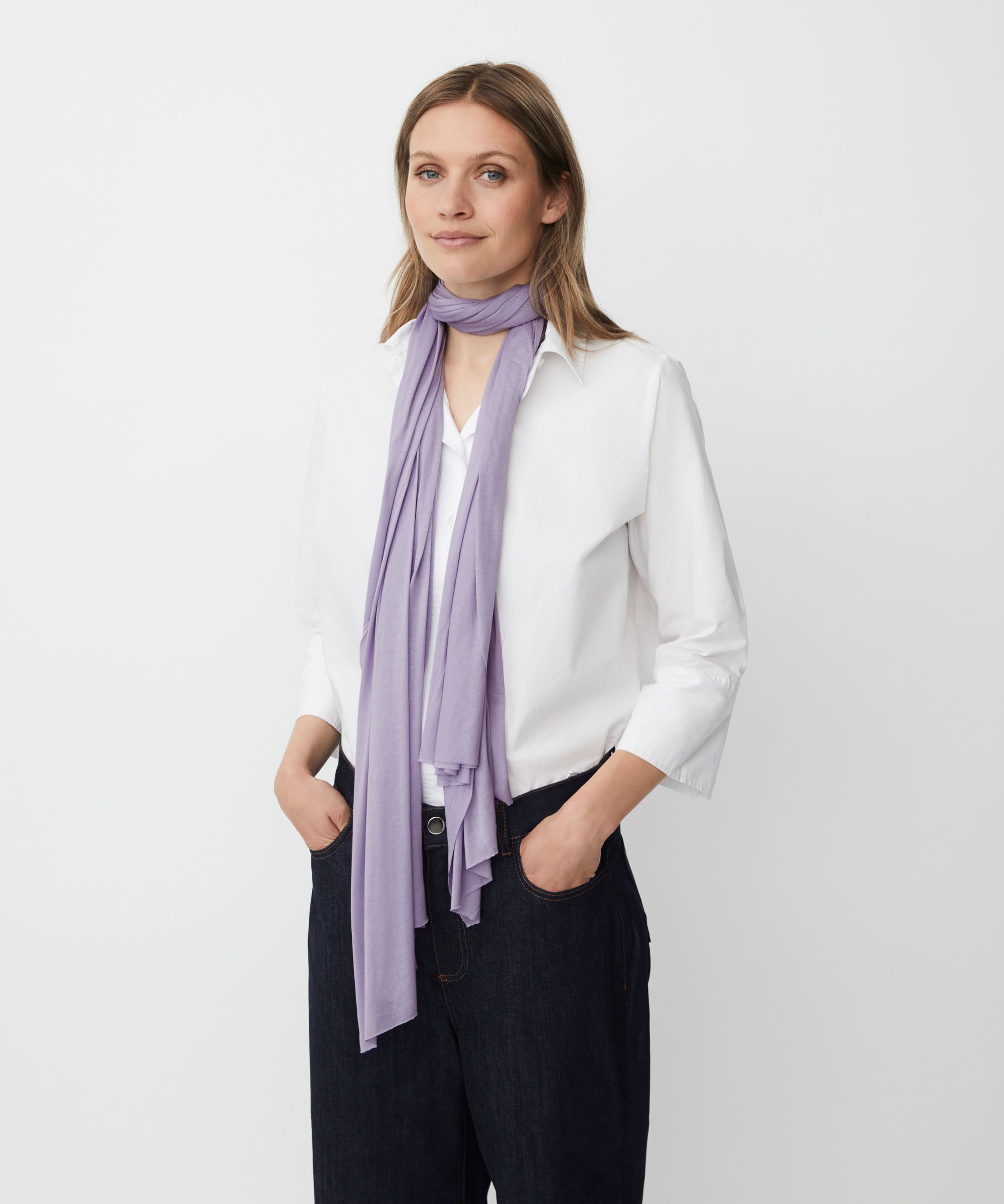 Amega JERSEY Skjerf, Wisteria