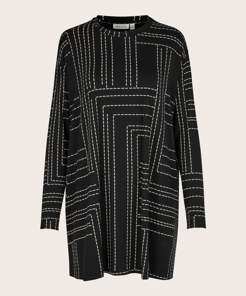 Gael JERSEY Tunika, Black