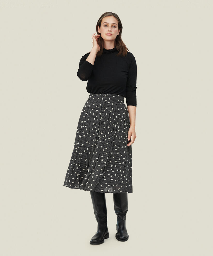 SANDINA SKJØRT, Black