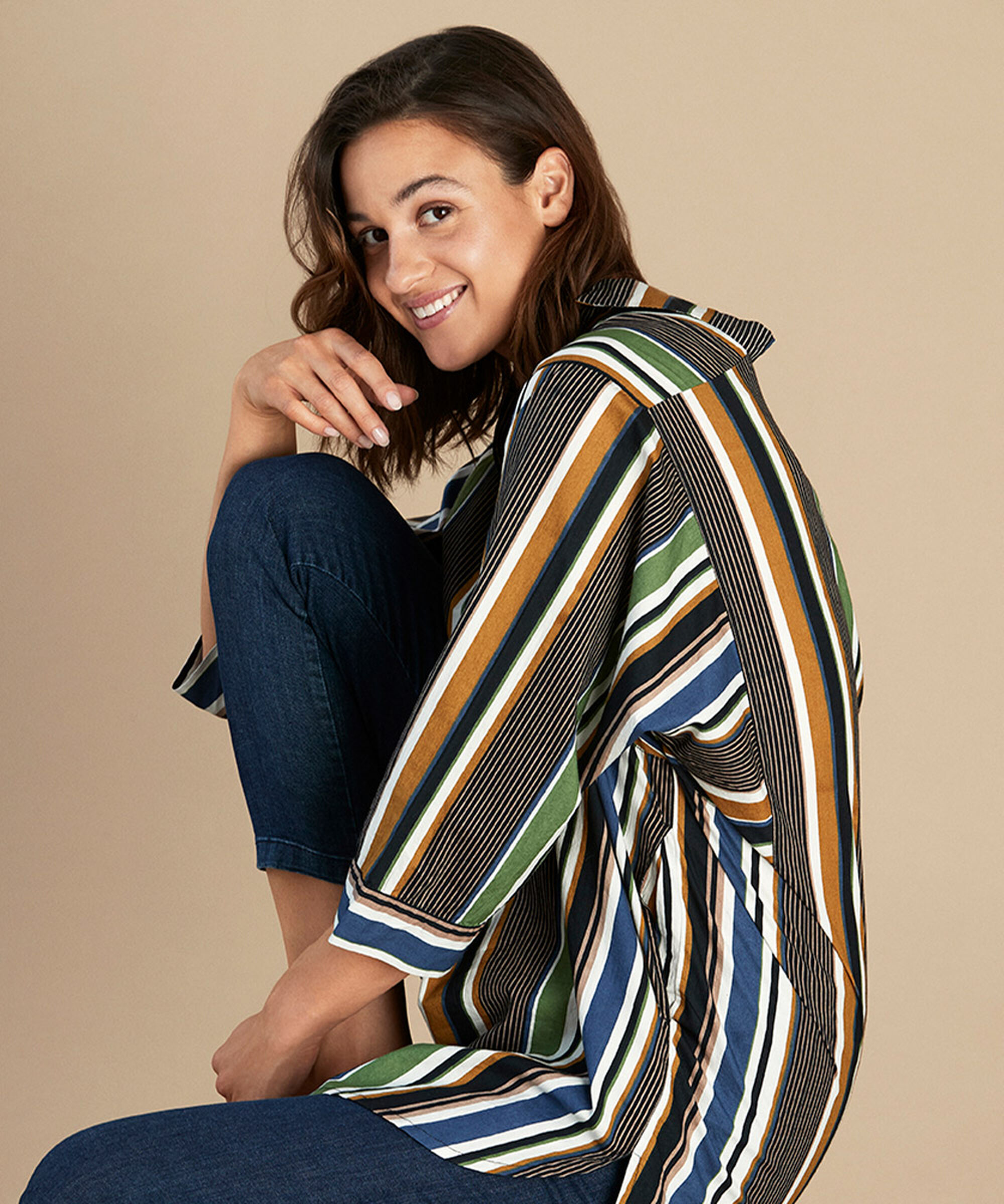 INDIRA SKJORTE, Garden Green