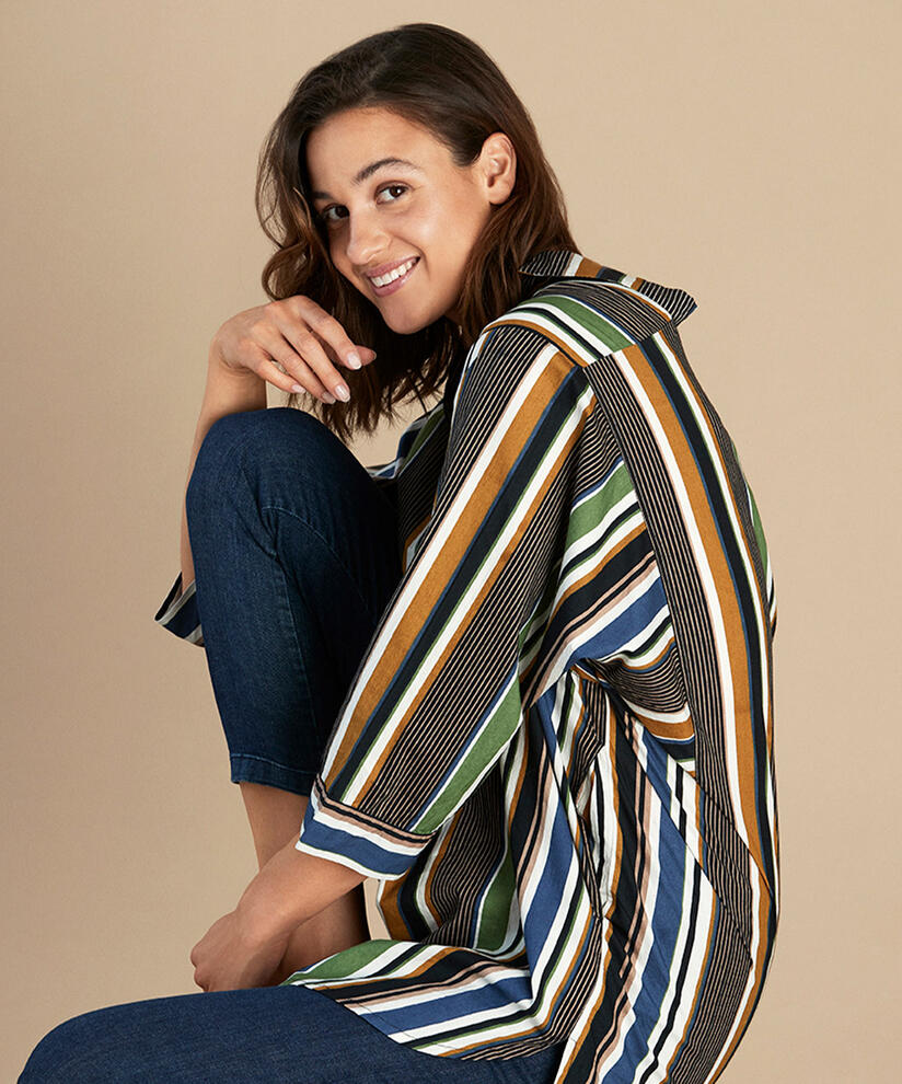 INDIRA SKJORTE, Garden Green