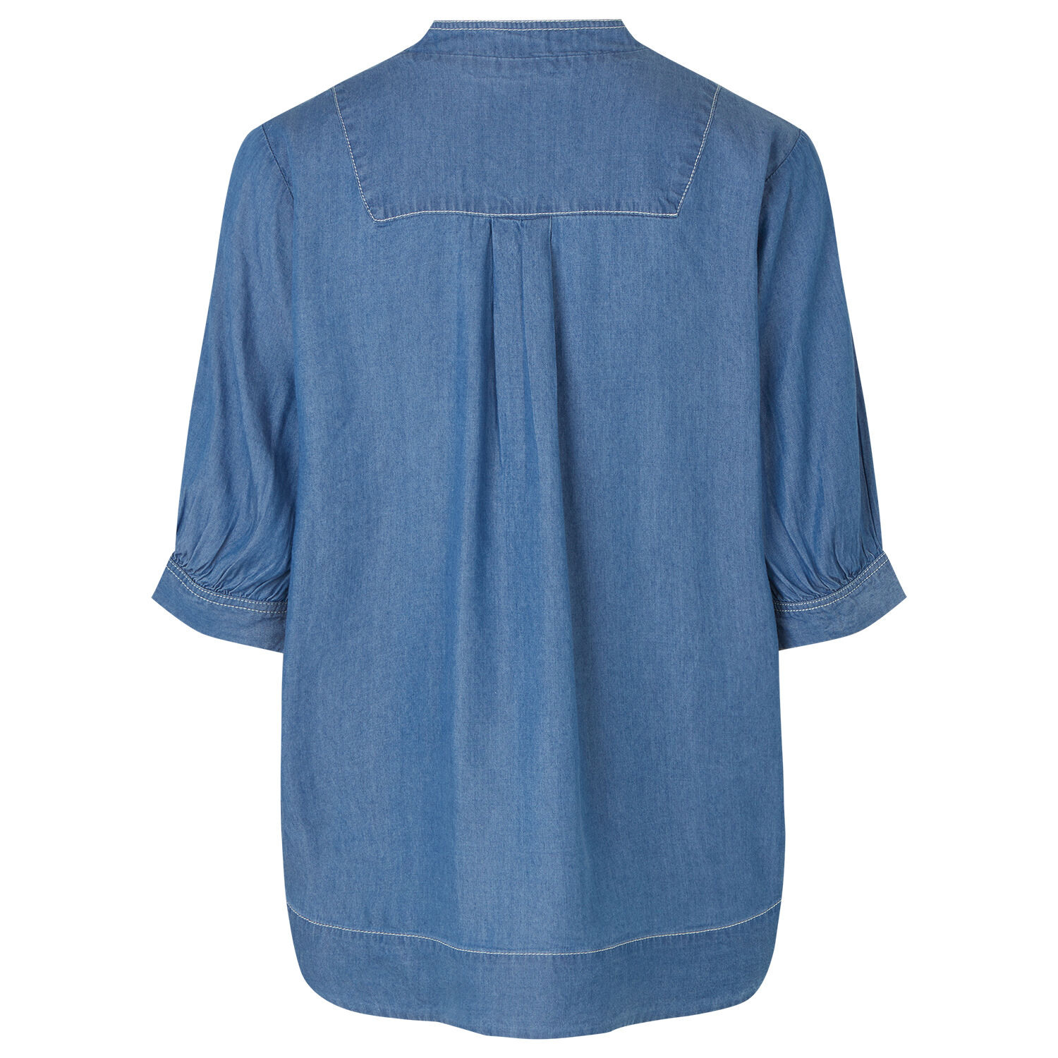 DOMICIA BLUSE, Blue Denim