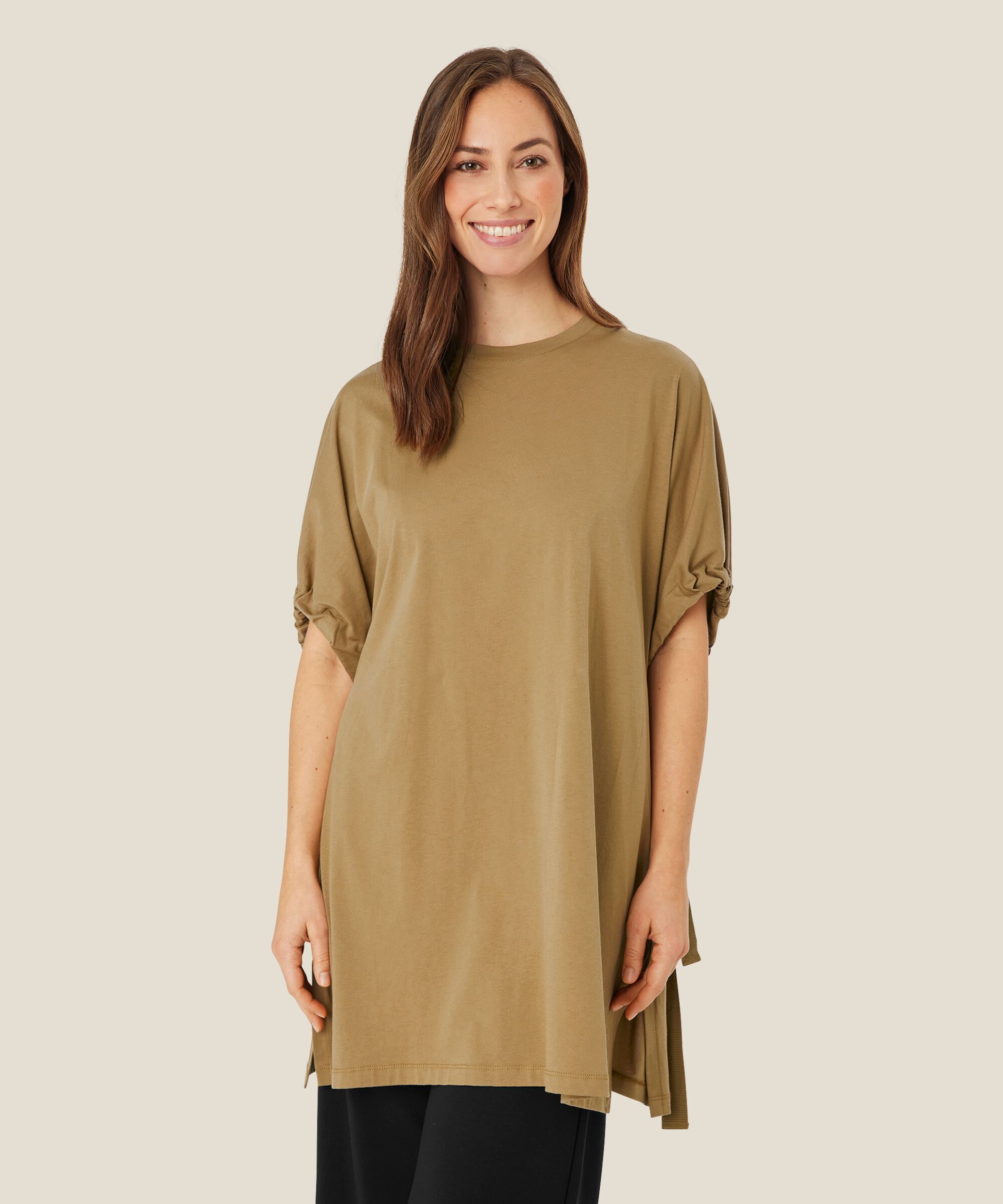 Giusa JERSEY Tunika, Dull Gold