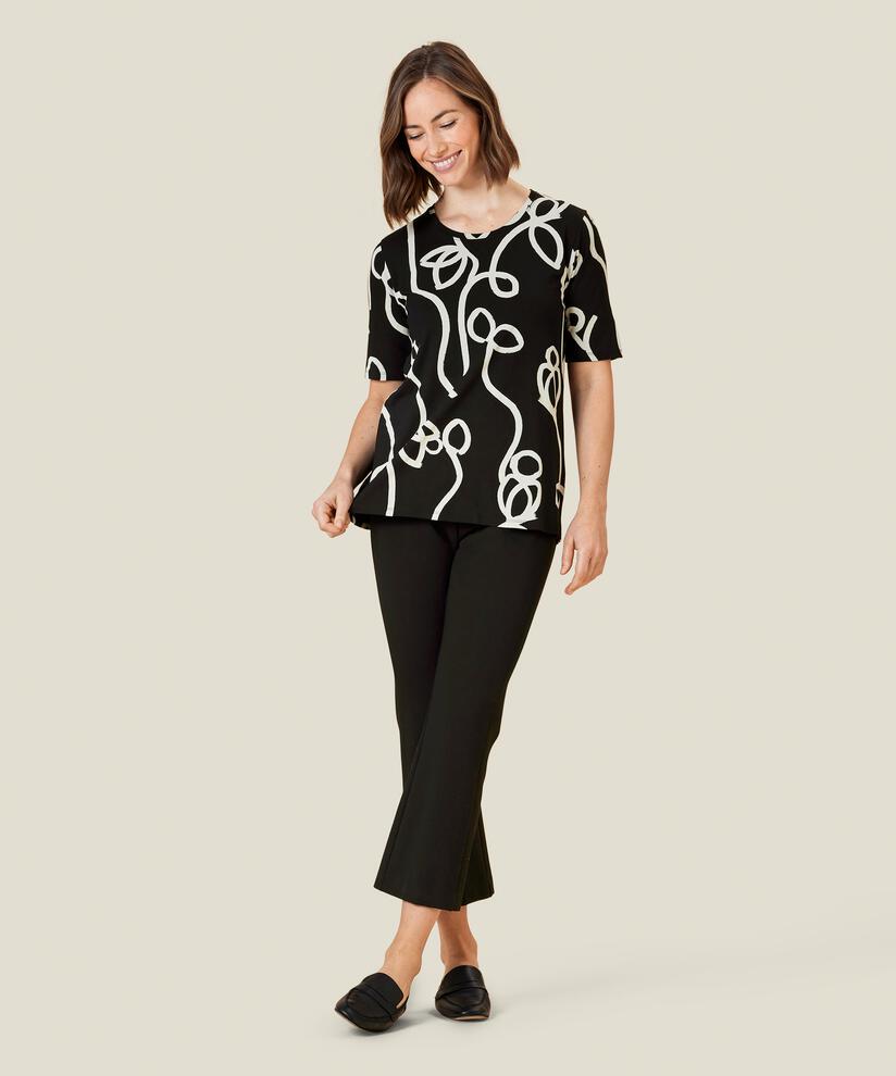 BUTTA JERSEY TOPP, Black