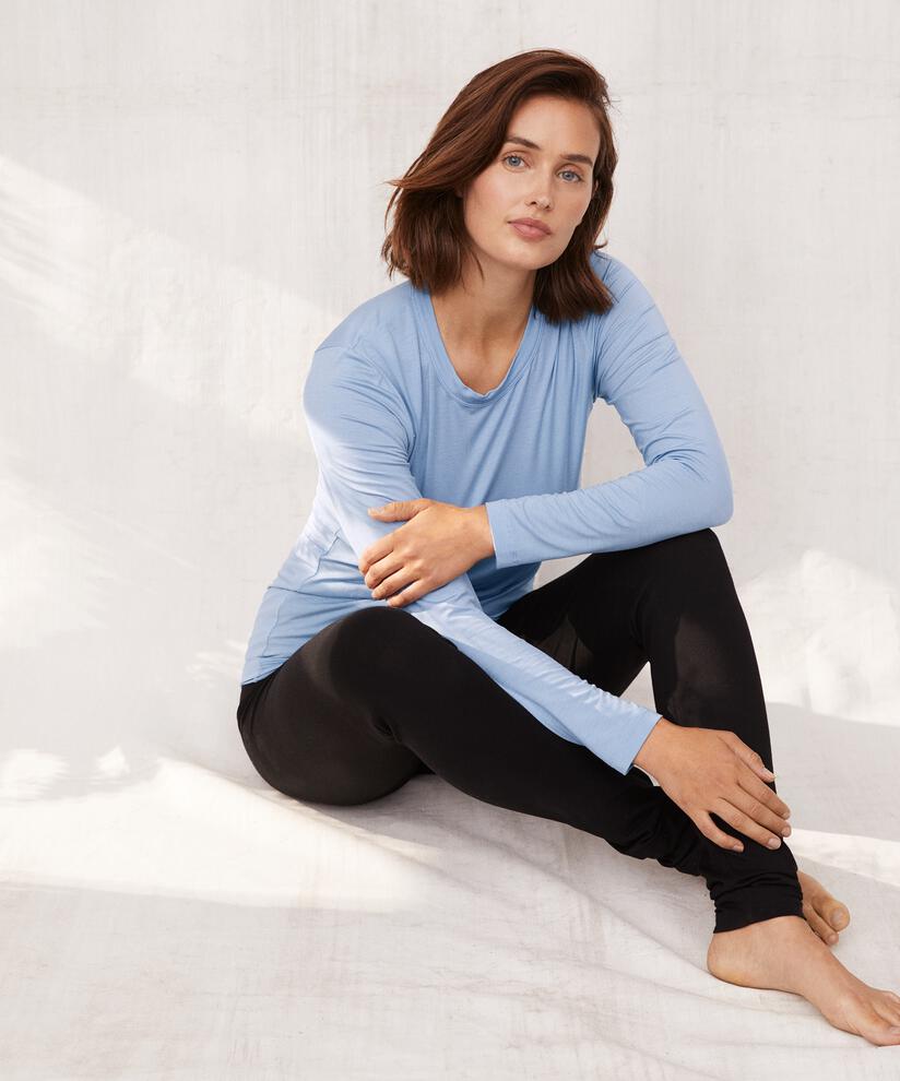 Doritla JERSEY Topp, Blue Fog