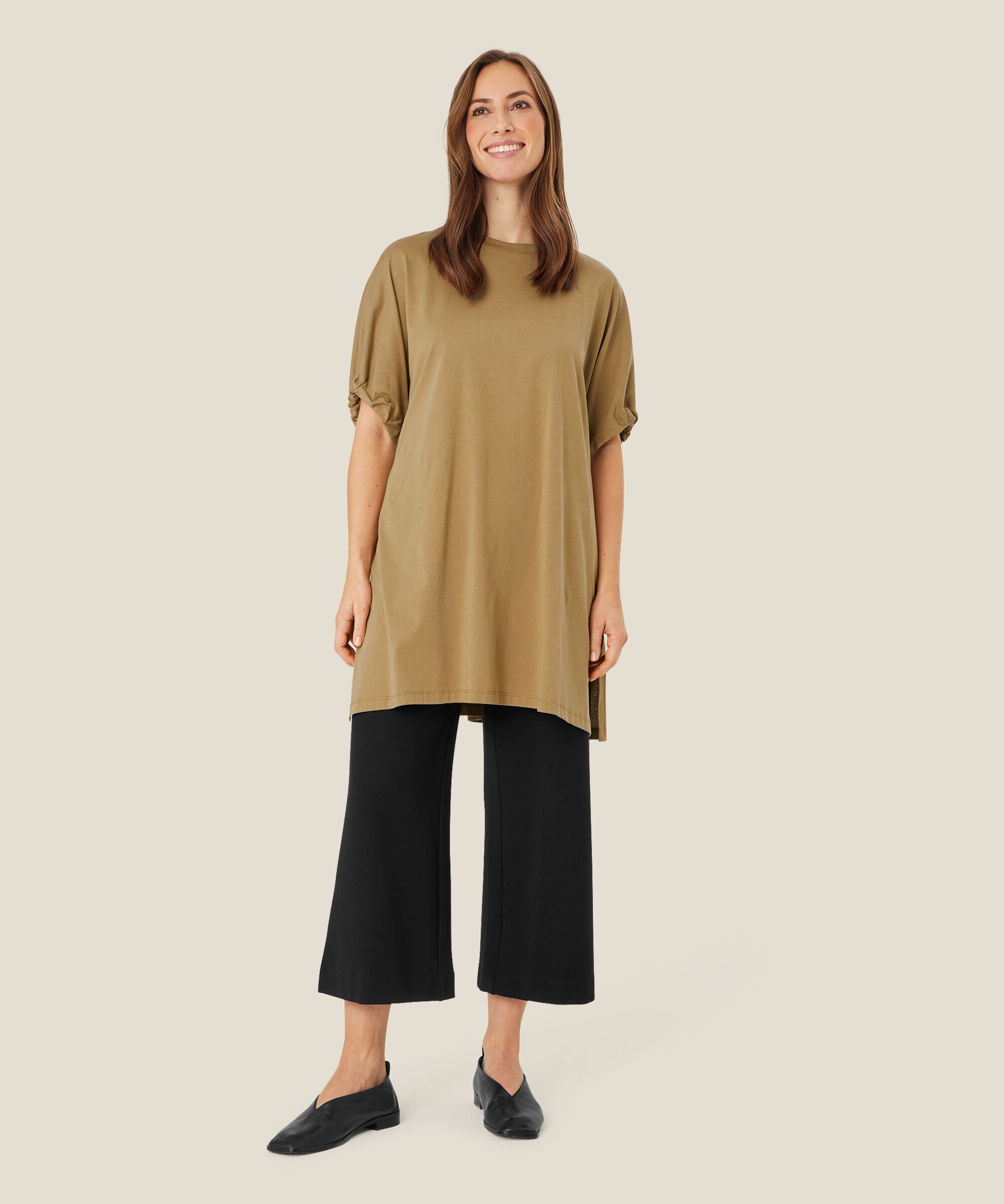 Giusa JERSEY Tunika, Dull Gold