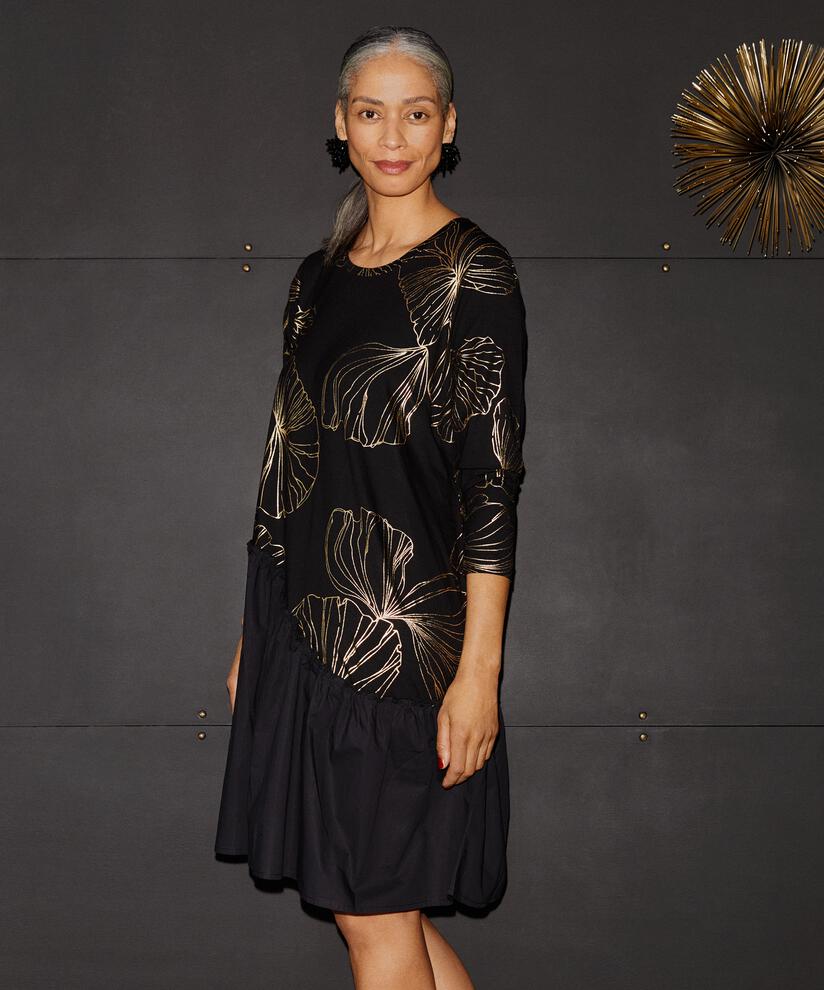 Nellina JERSEY Kjole, Gold