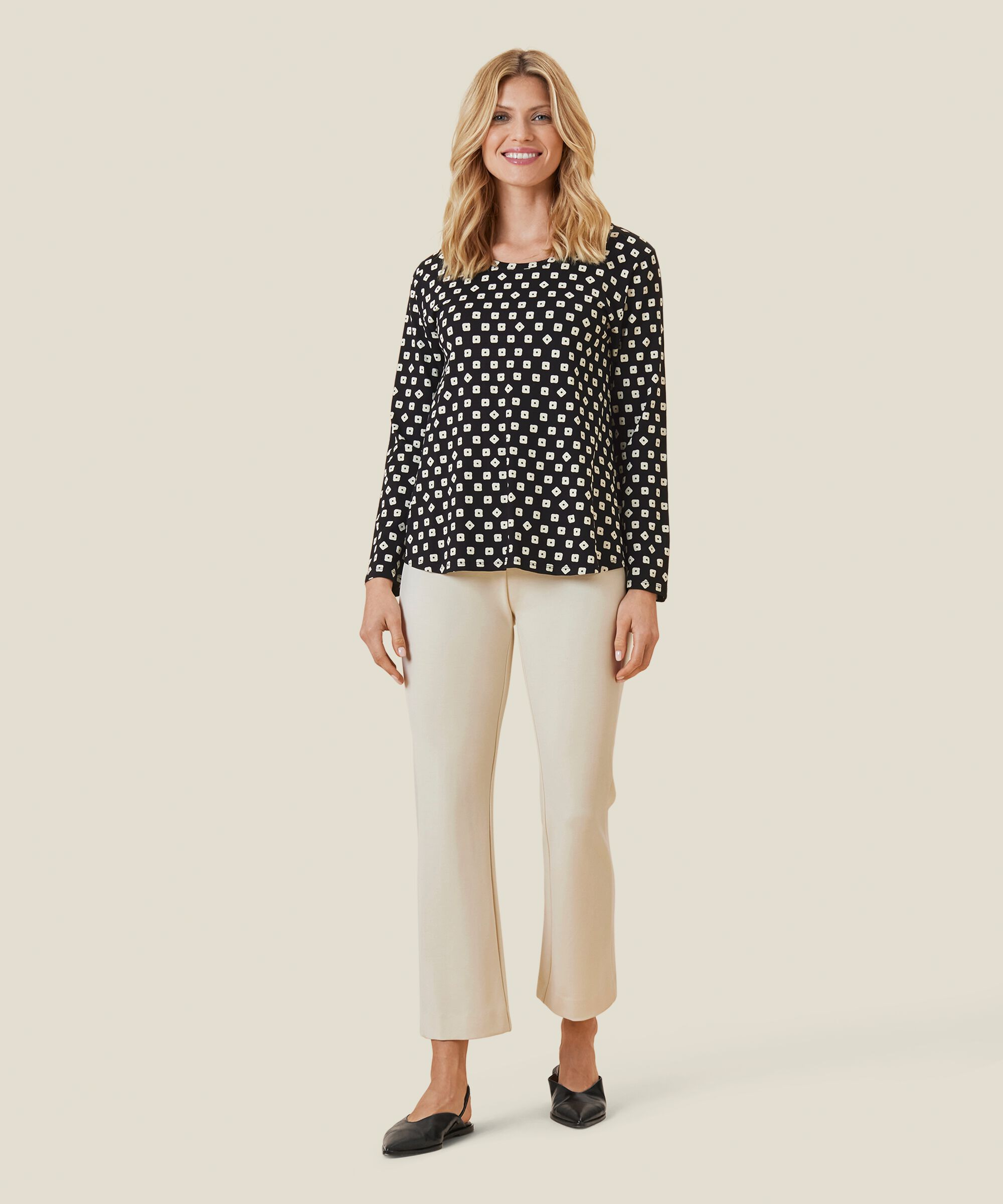 BADISNA JERSEY TOPP, Black