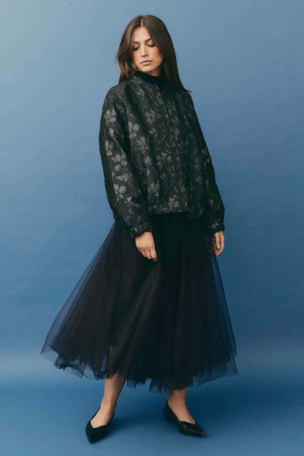 Jossana Jakke - Black, Scarlet Skj&oslash;rt - Black, Brooklyn JERSEY Topp - Black